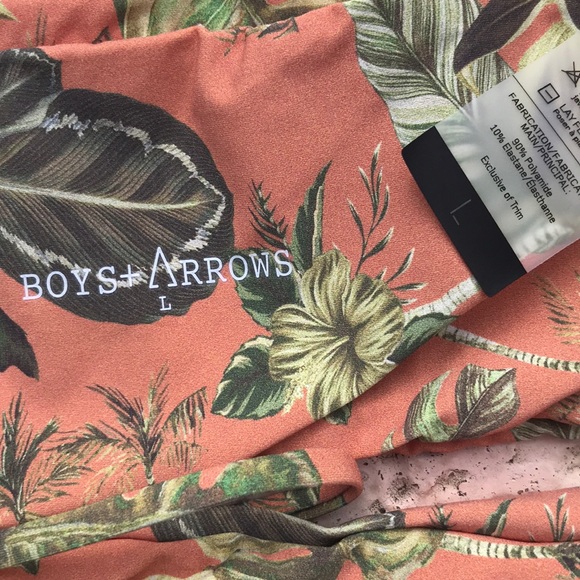 Boys + Arrows Hezeus Flamingo Bikini Top NWT - Picture 5 of 6